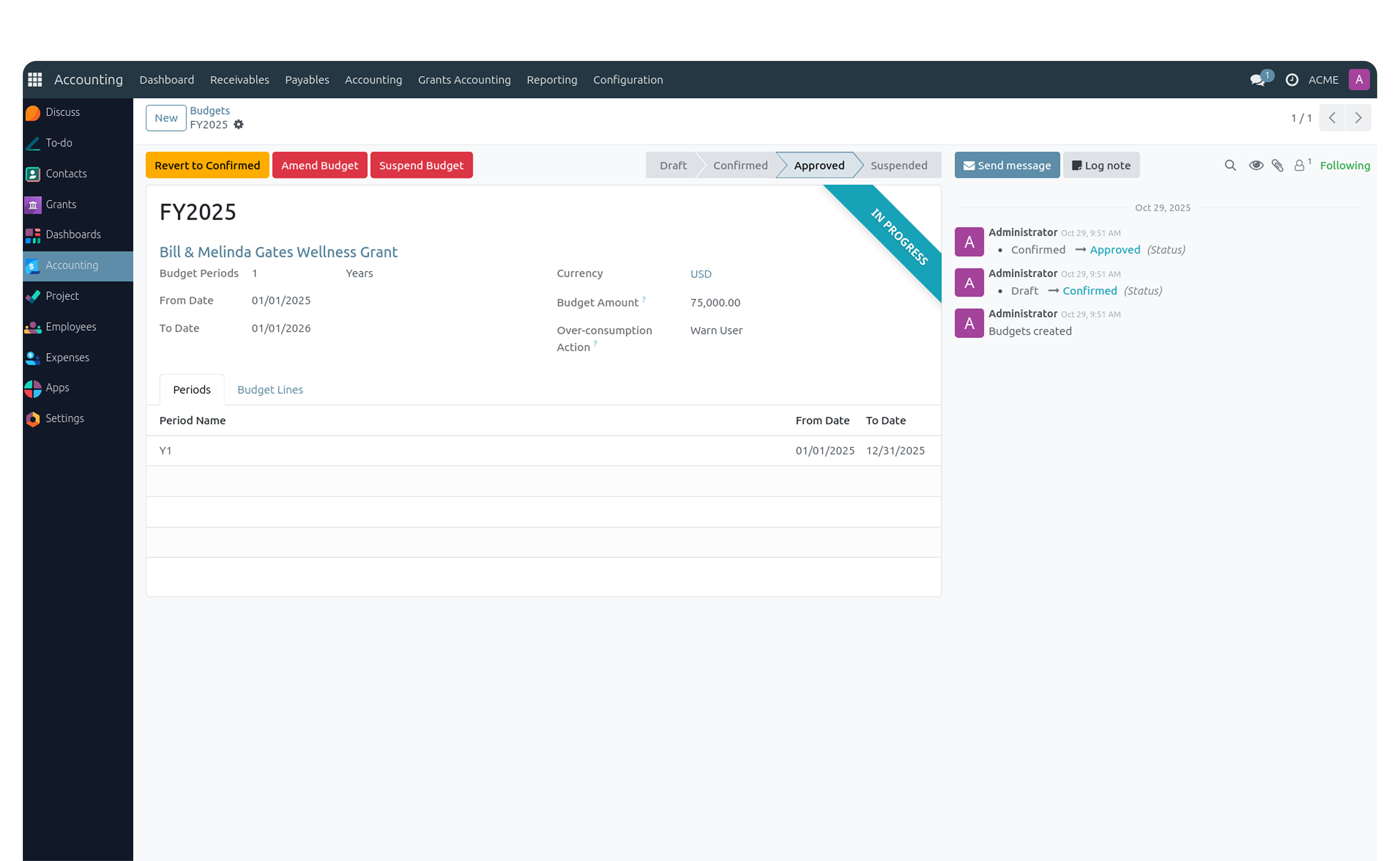 Fixed Asset Management Dashboard